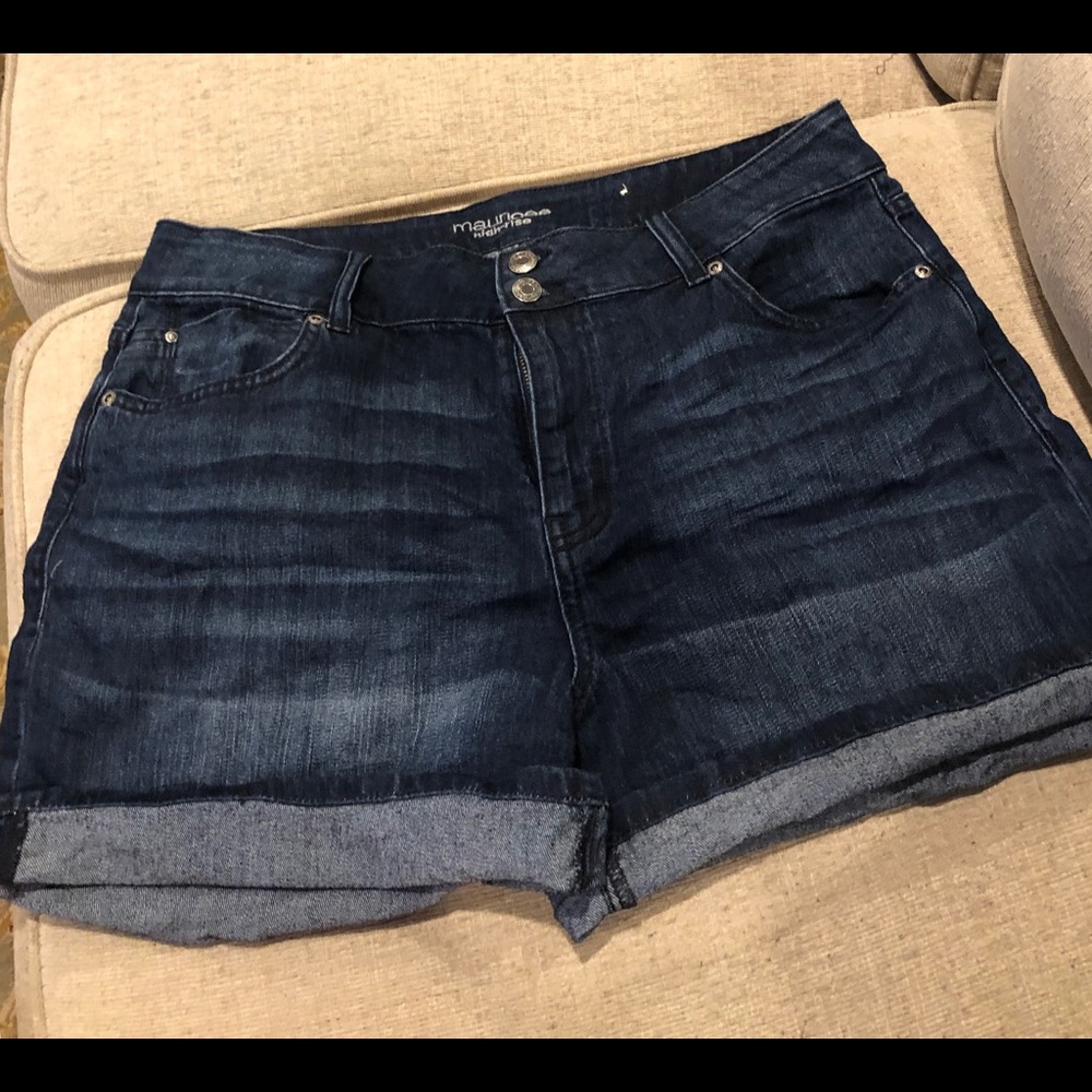 Maurice’s High Rise Blue Jean Shorts